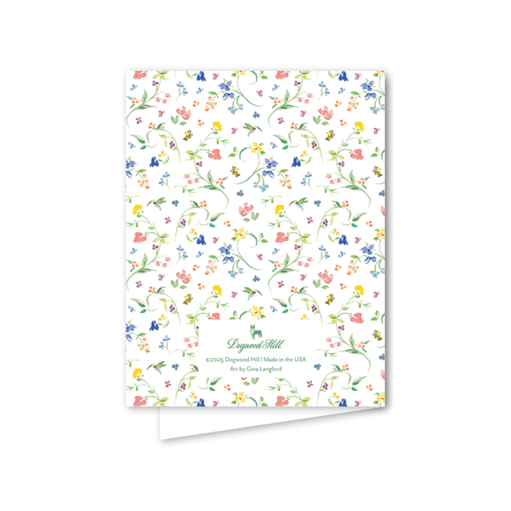 Dogwood Hill - Hummingbird Wedding: Single Card