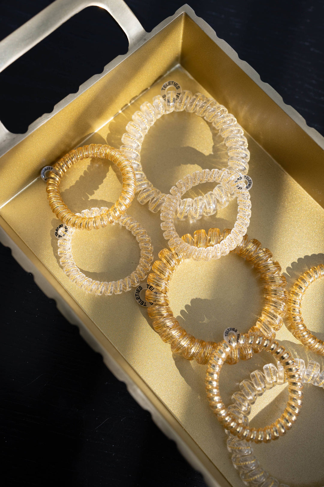 TELETIES - Spiral Hair Coils | Small | Luxury Living Hair Ties