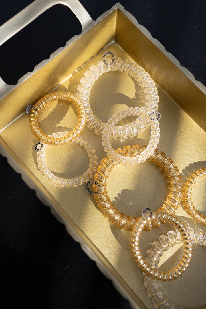 TELETIES - Spiral Hair Coils | Small | Luxury Living Hair Ties