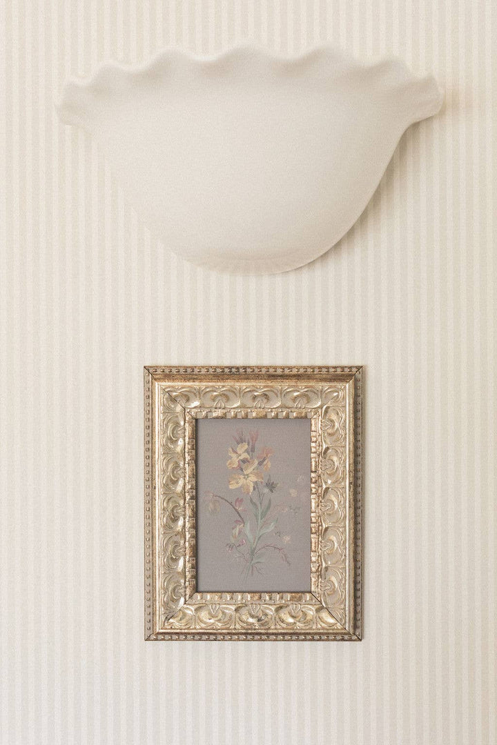 Petal Lane Home - French Wildflowers Framed Antique Art: 5x7