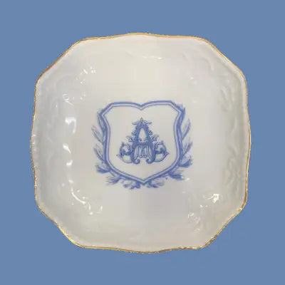 BonBon Dish Top 17 Wilson Blue Monogram