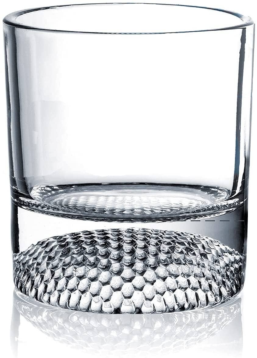 Golf Ball Whiskey Glasses Set of 4 - 8oz by The Wine Savant