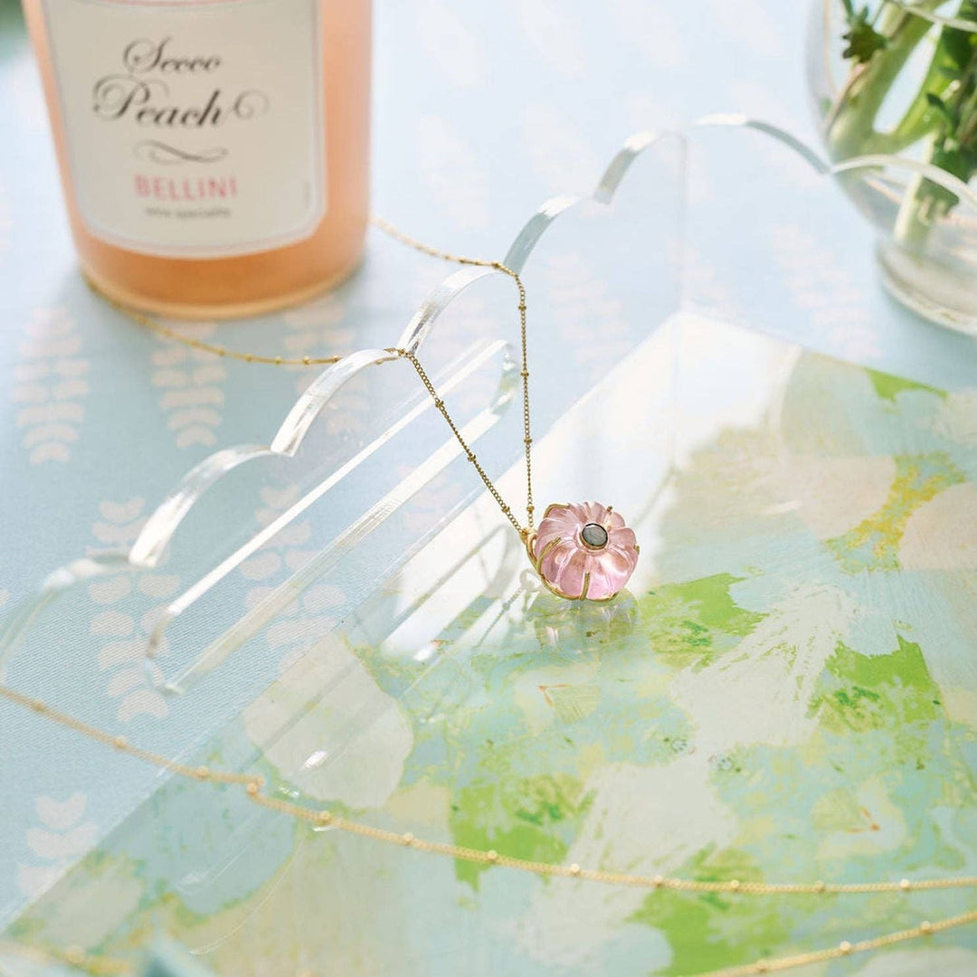 Laura Park Designs - Elephant Falls Scalloped Tray Large: Large