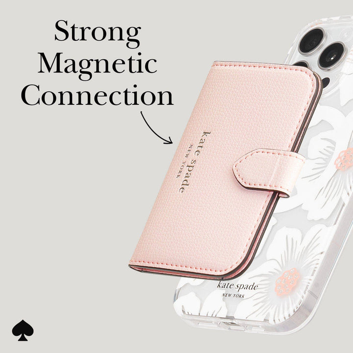 Case-Mate - Kate spade new york Morgan Wallet MagSafe Chalk Pink: Chalk Pink