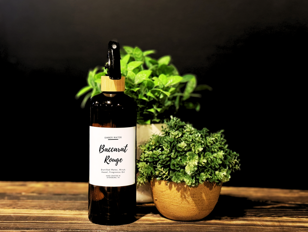 Ember Water - Baccarat Rouge (Dupe) Room + Linen Spray: Brown