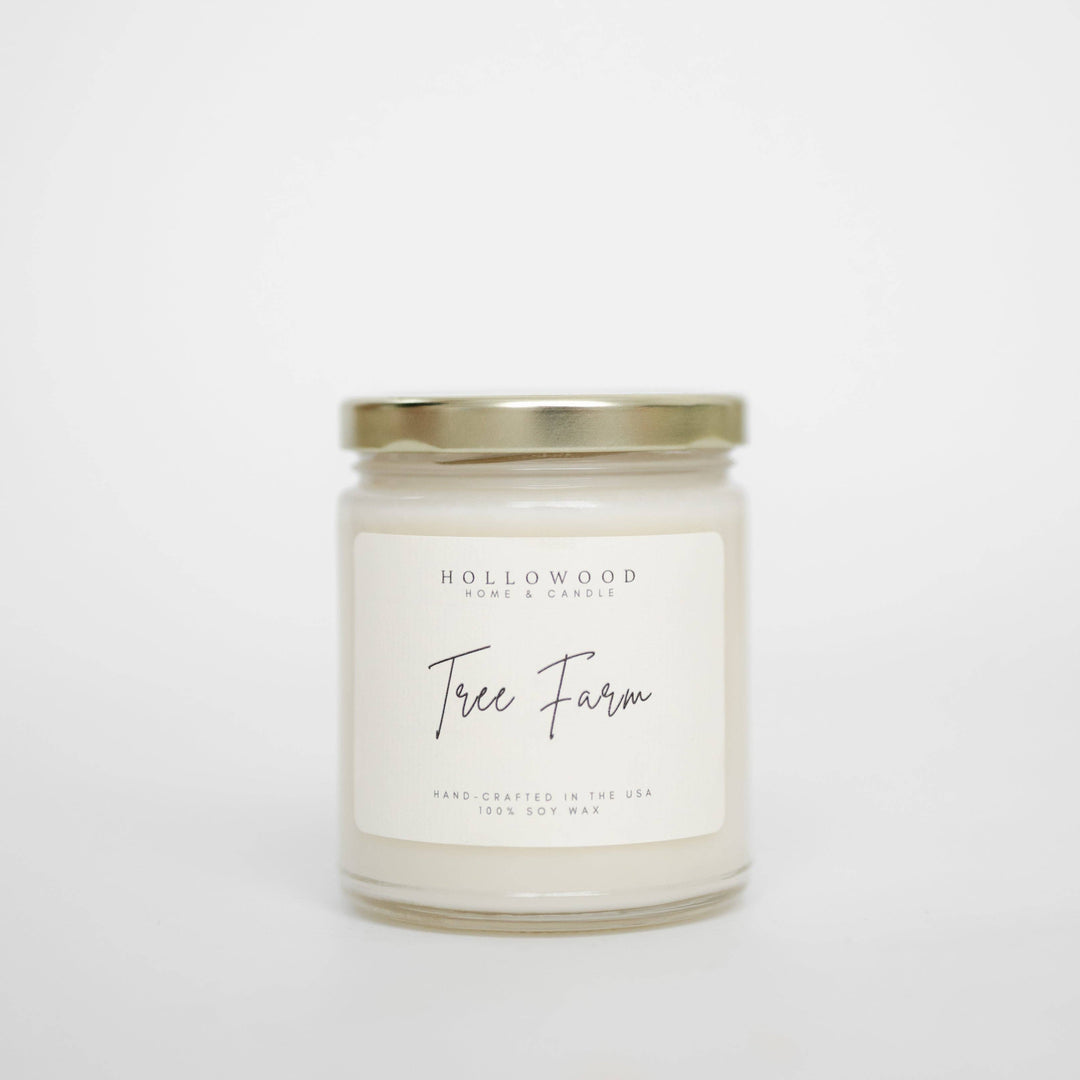 HOLLOWOOD FRAGRANCE - TREE FARM | HOLIDAY | CANDLE: 8 Oz