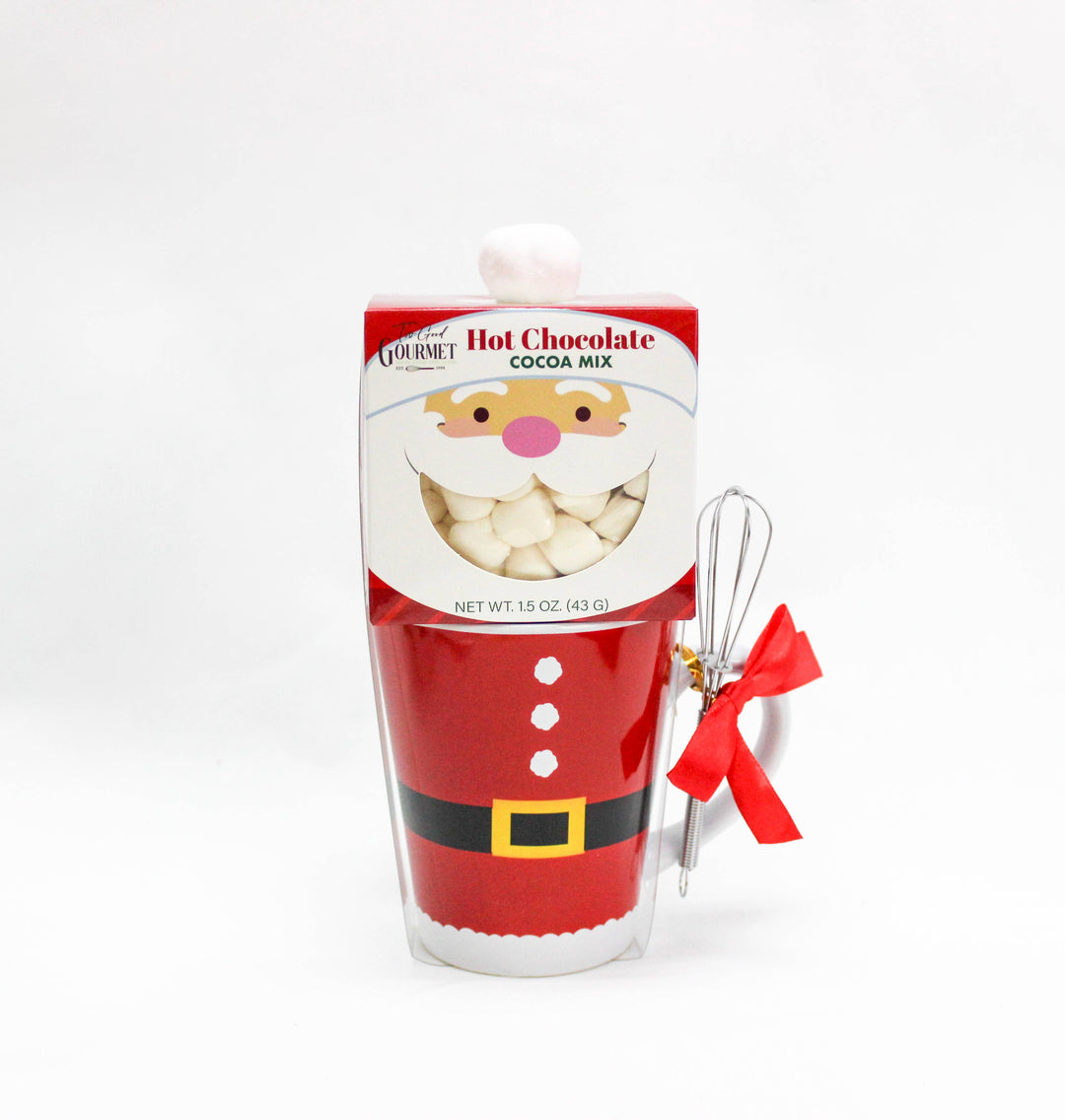 Too Good Gourmet - Holiday Cocoa Mug Sets (2oz): Santa Cocoa Mug Set