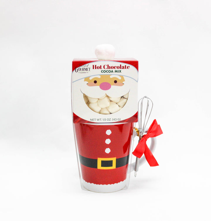 Too Good Gourmet - Holiday Cocoa Mug Sets (2oz): Santa Cocoa Mug Set