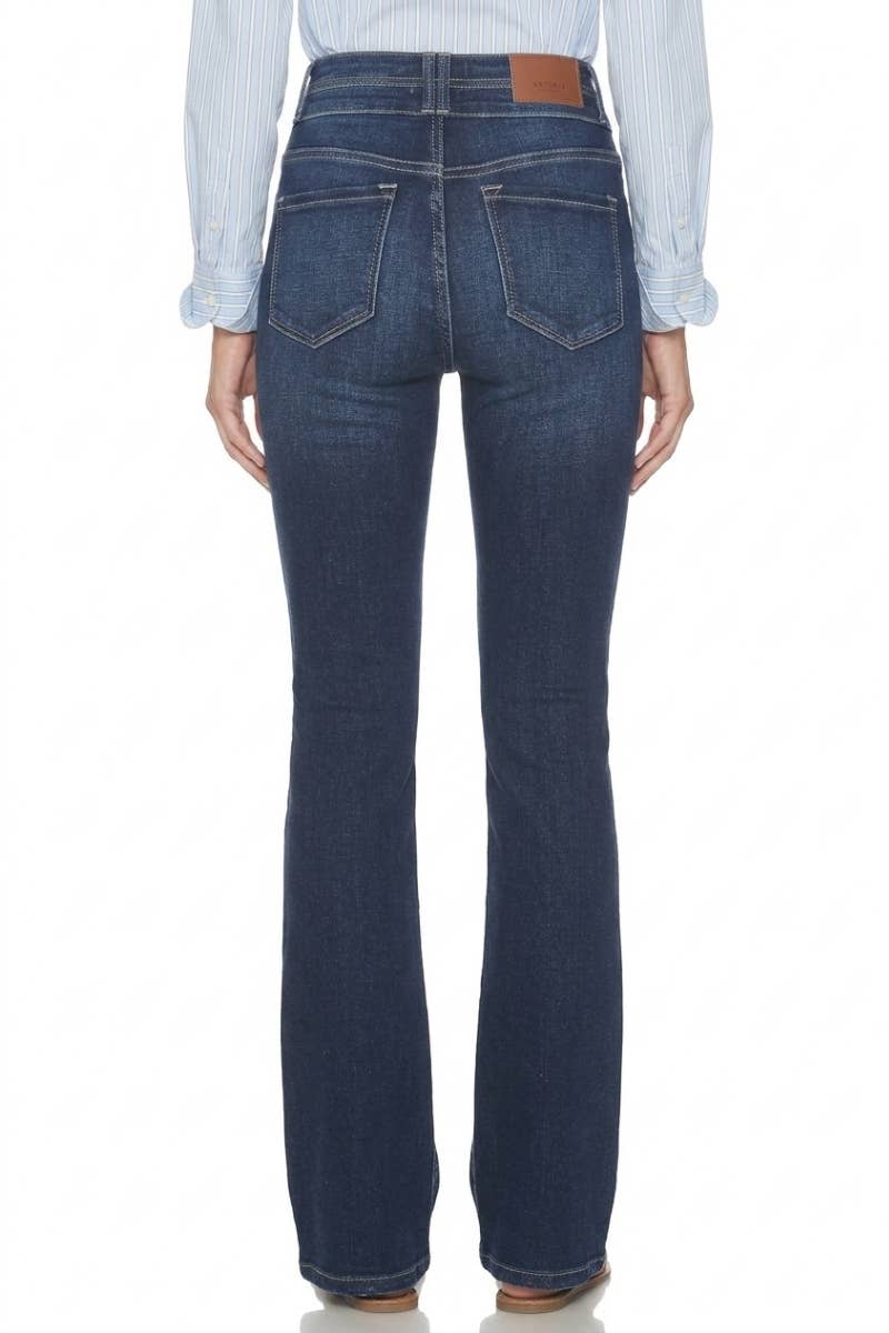 ARTEMIS VINTAGE - HIGH RISE STRETCH DOUBLE WAIST BOOTCUT JEANS: 13 (30)