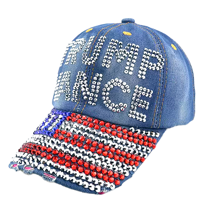 I Love My Freedom - Trump Vance Bedazzled Hat - 2879