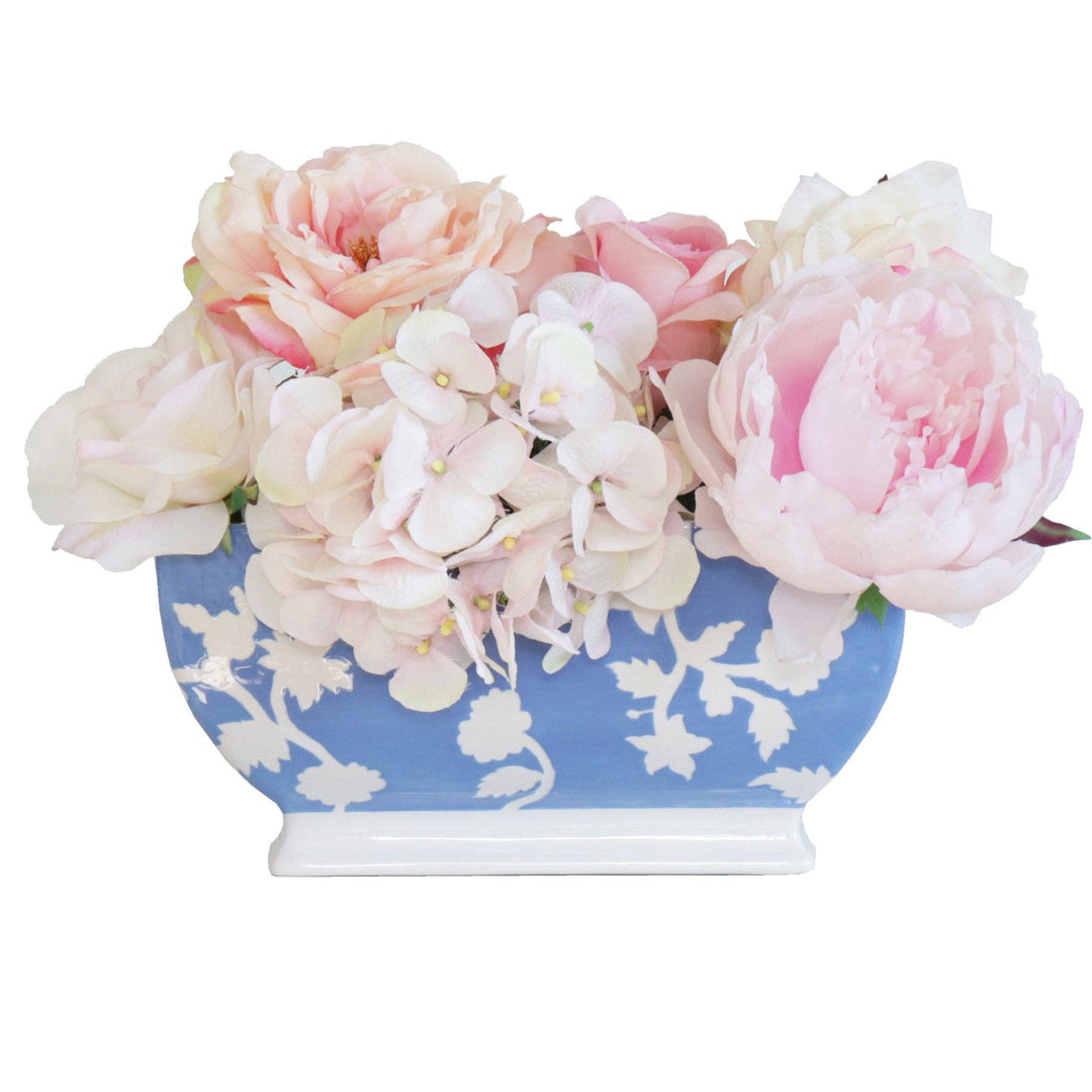 Lo Home by Lauren Haskell Designs - Chinoiserie Dreams Planter: French Blue