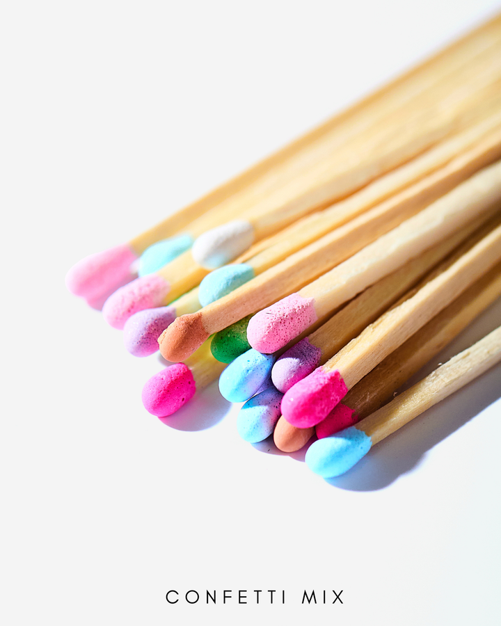 Tart By Taylor - 3'' Inch Match Stick Refills (140 Count): Confetti