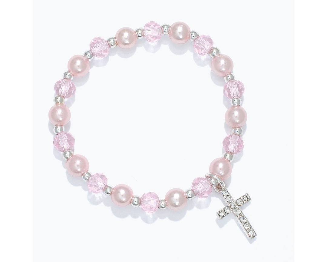 Bracelet-Little Love Crystal Cross