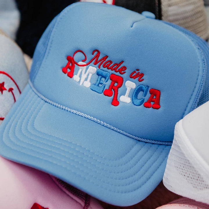 Katydid - Made in America Foam Trucker Hat: Colbalt Blue