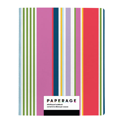 Stitched Notebook Vertical Stripe