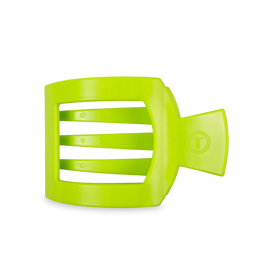 TELETIES - Flat Square Hair Clip | Large | Summer Brights