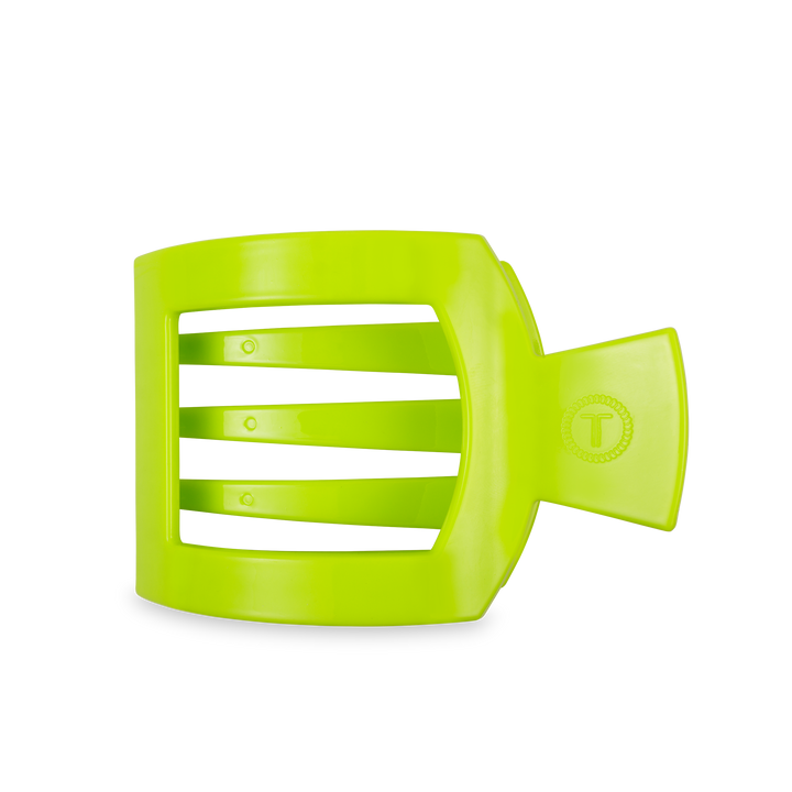 TELETIES - Flat Square Hair Clip | Large | Summer Brights
