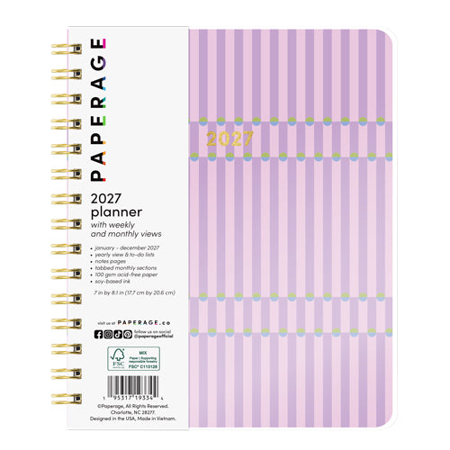 12 MO Medium Spiral Planner