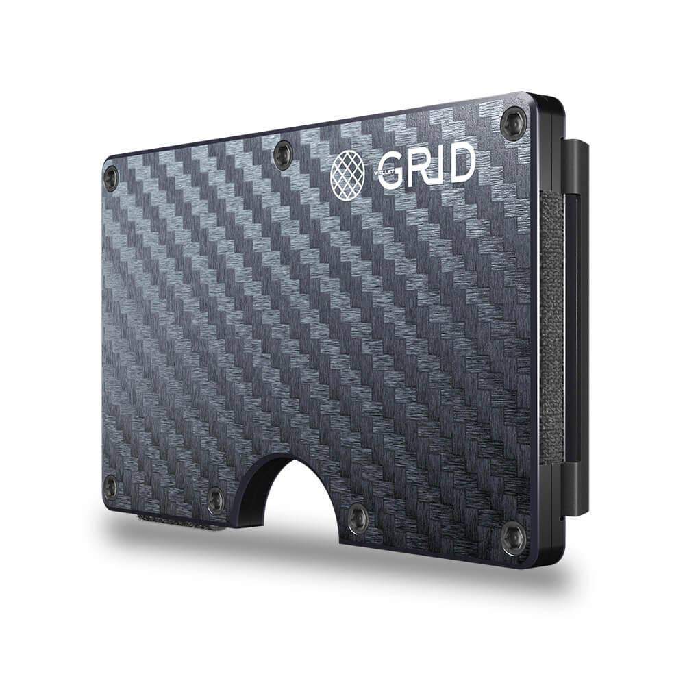 GRID Wallet - Grid Wallet // Carbon Fiber: Carbon Fiber / Carbon Fiber / 3.38"L x 2.12"W x 0.23"H