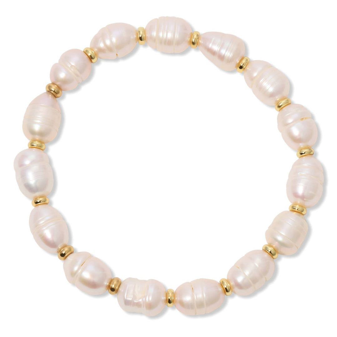 Splendid Iris - Pearl Obsession Stretch Bracelet