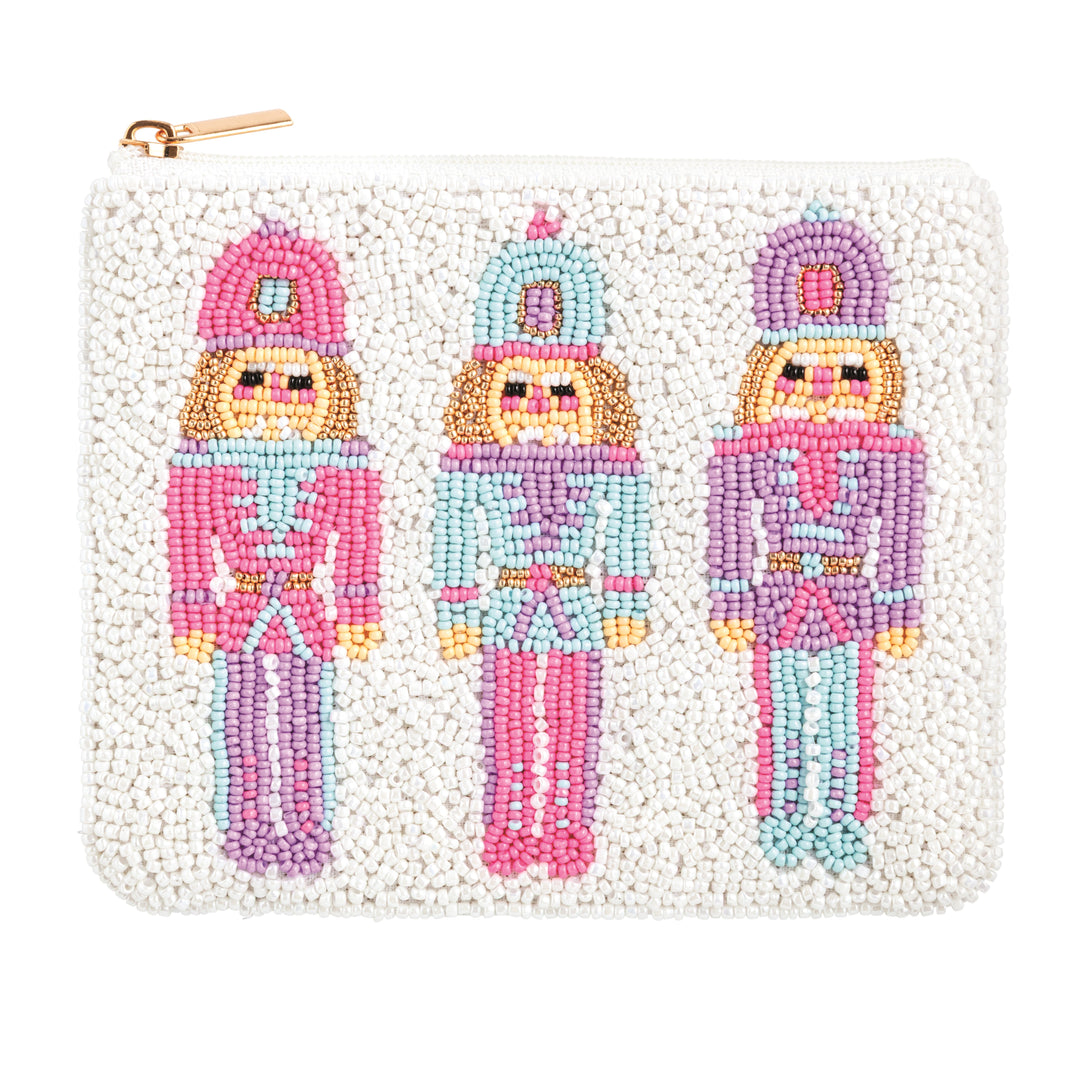 Nutcracker Pink Holiday Beaded Case
