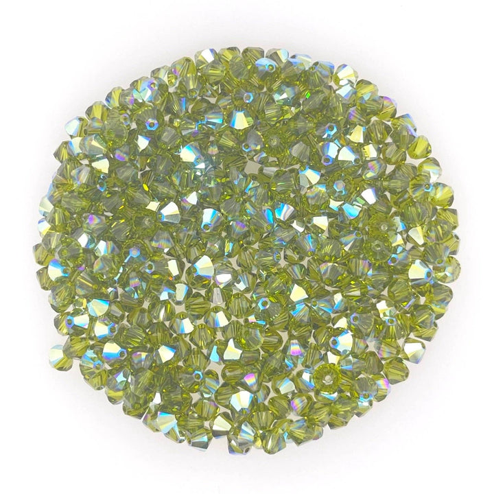 bara boheme - Crystal BTY | Gold Filled Beaded Bracelet: Light Azore / 14KG Filled / Stretchy 6.5"