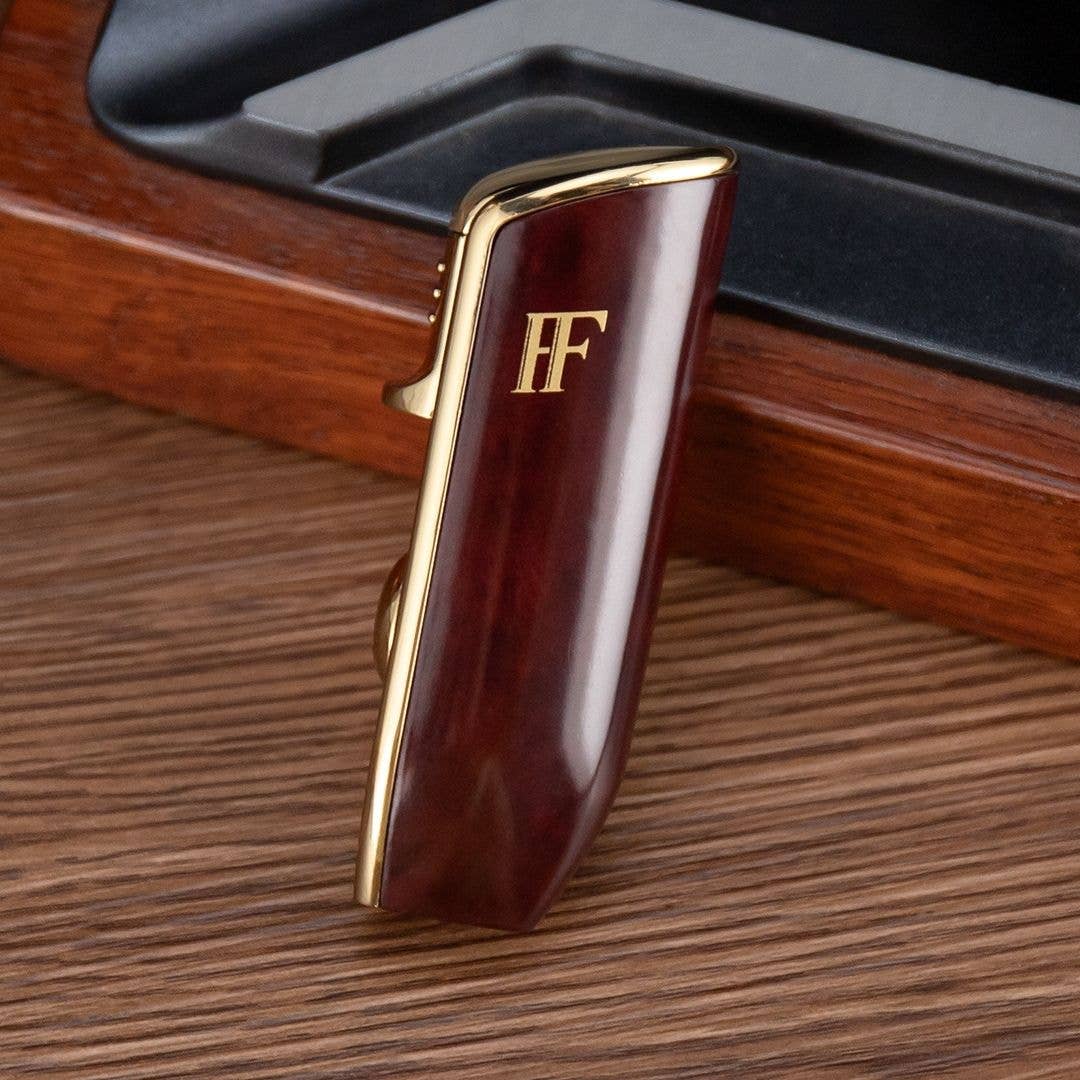 Fluid And Fire - Astra Triple Lighter Torch – Windproof Precision Ignition Tool: Black