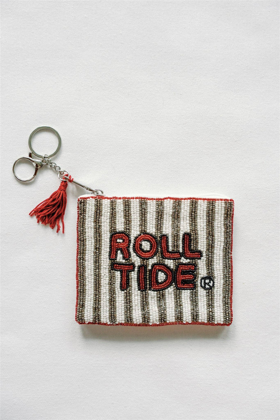 Gracefully Made Art - University of Alabama Beaded Coin Purse