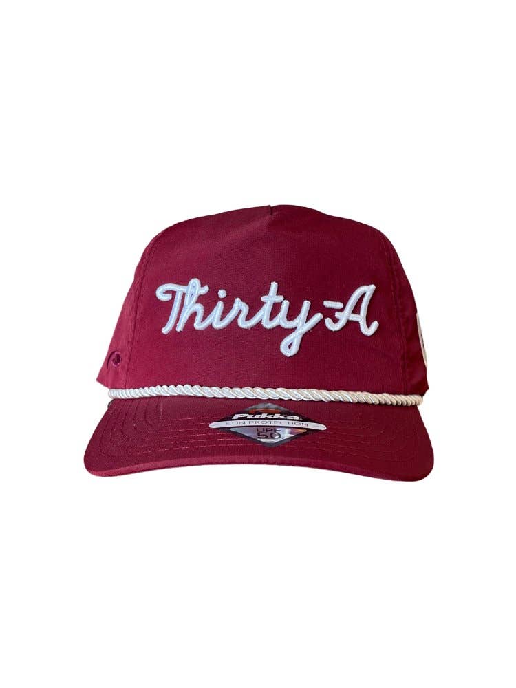 30A Gear - Thirty-A Script Hat With SEC Colorways: Alabama