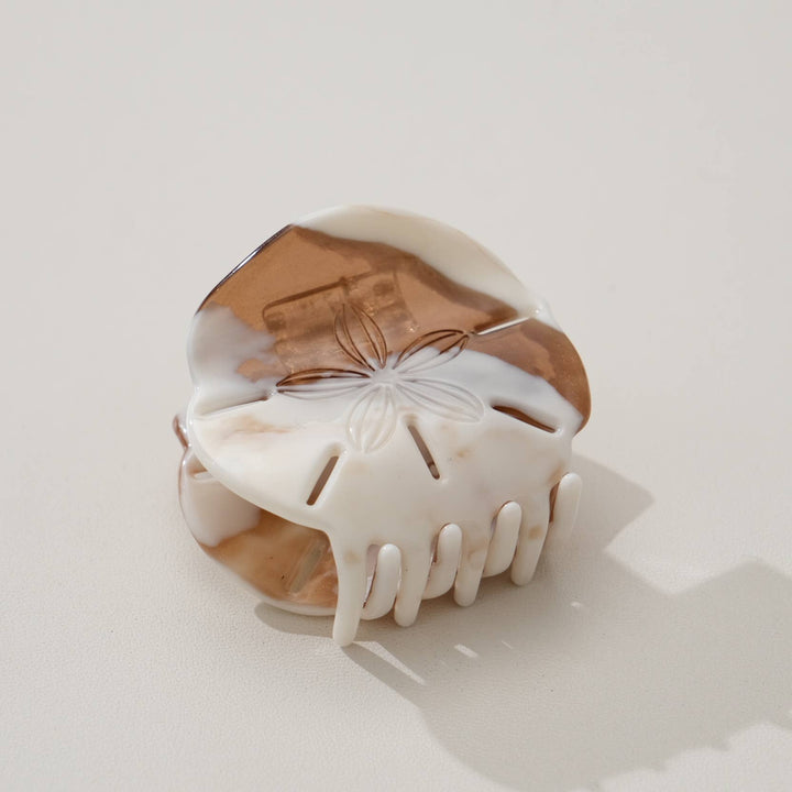 Adorro - Calacatta Sand Dollar Claw Clip - Small