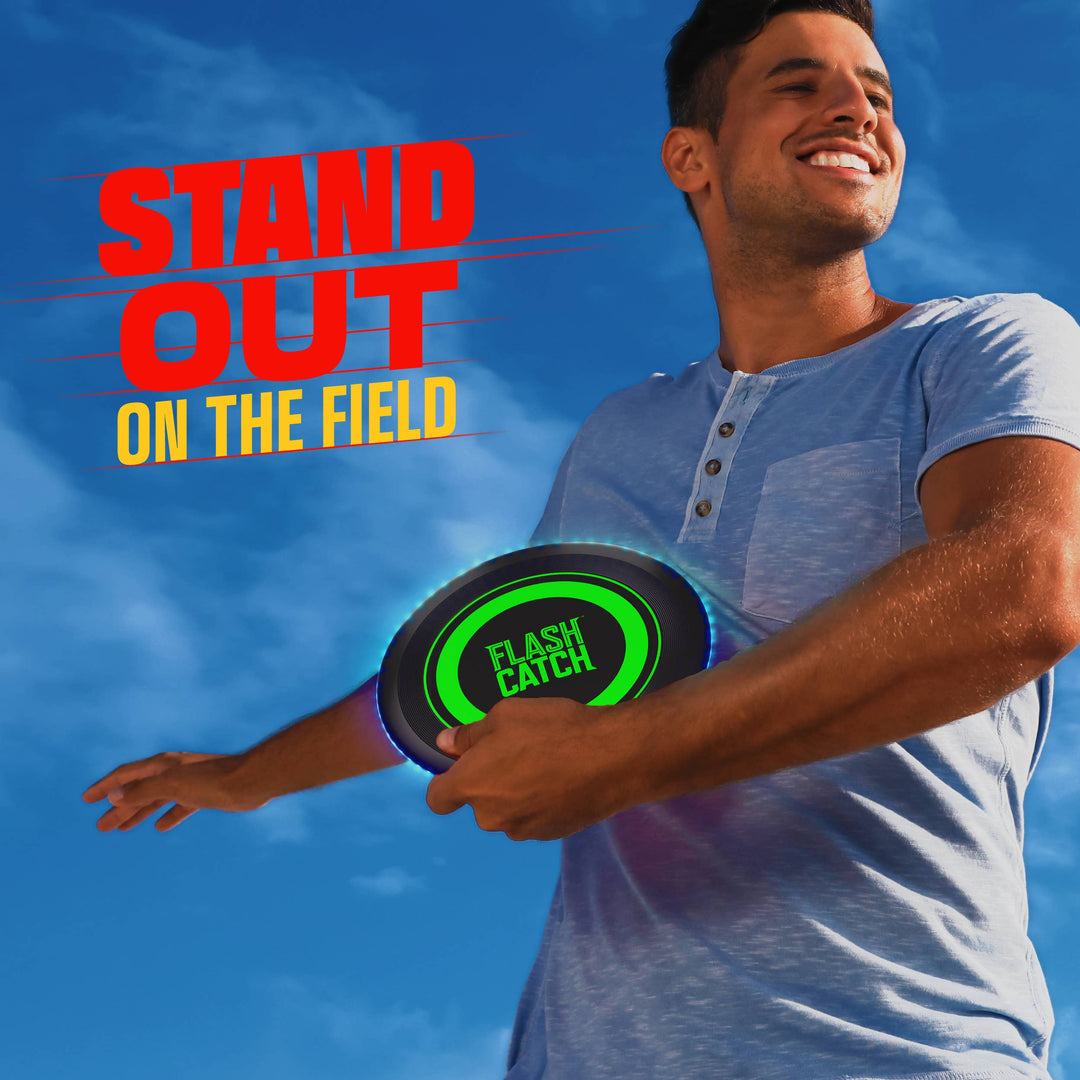 Squad Hero - Rechargeable Light-up Flying Disc, Motion Activated Frisbee