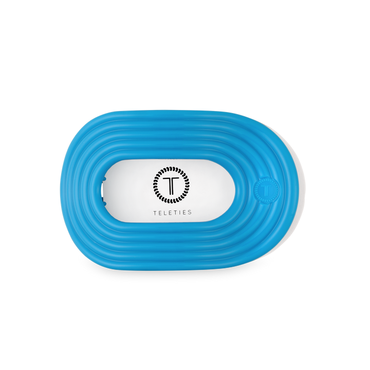 TELETIES - Flat Round Hair Clip | Medium | Miami Vice