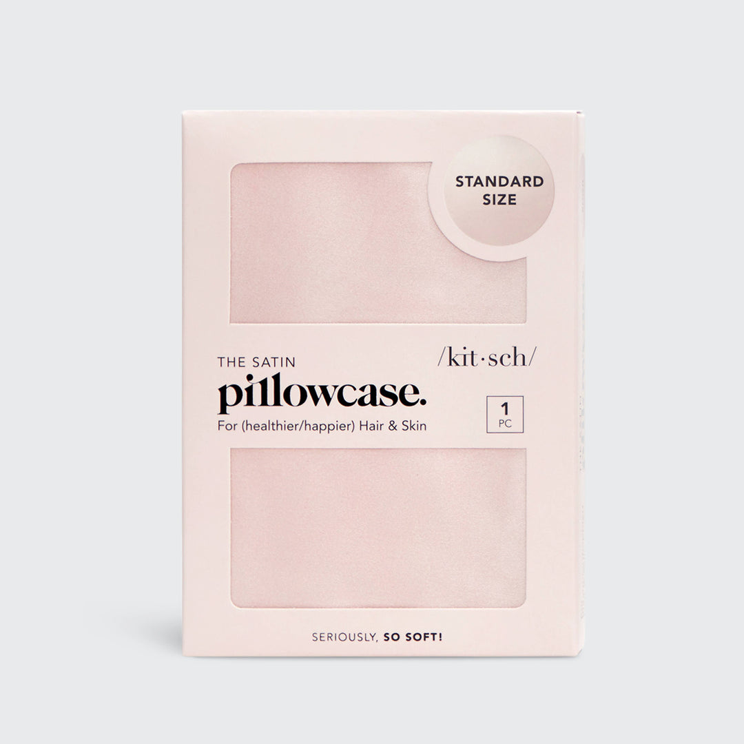 KITSCH - Satin Pillowcase Standard - Blush