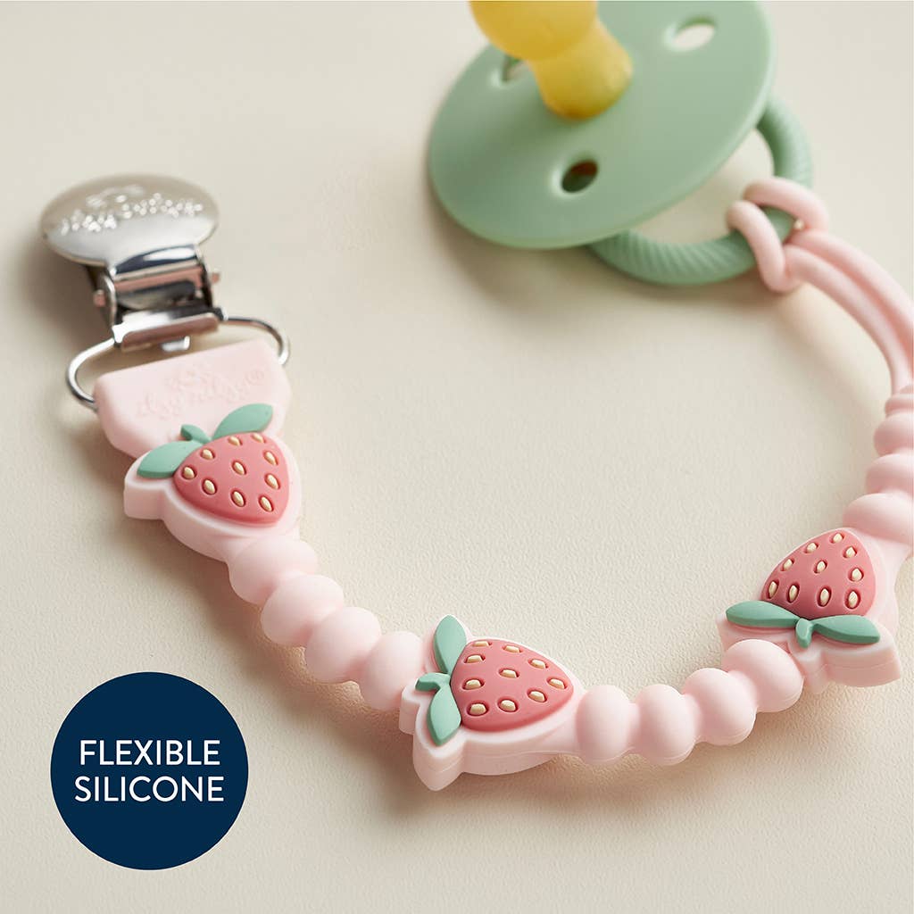 Itzy Ritzy - *NEW OPTIONS* Itzy Paci Strap Plus™: Pink Bows