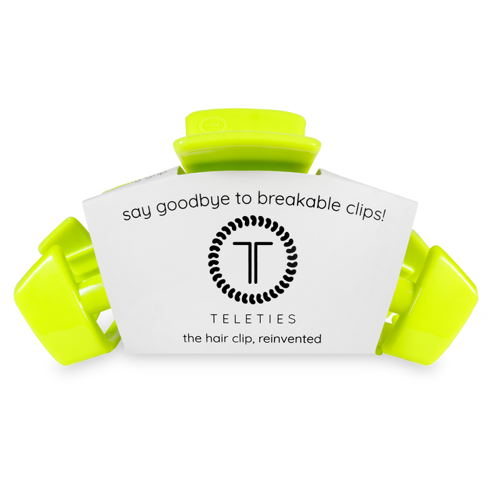 TELETIES - Classic Hair Clip | Large | Summer Brights