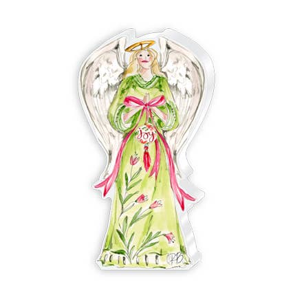 Joy Green Angel Small Acrylic Art