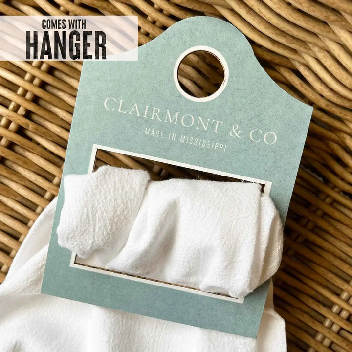 Clairmont & Co - Bushel and Peck Heart Tea Towel, Valentines Kitchen Towel
