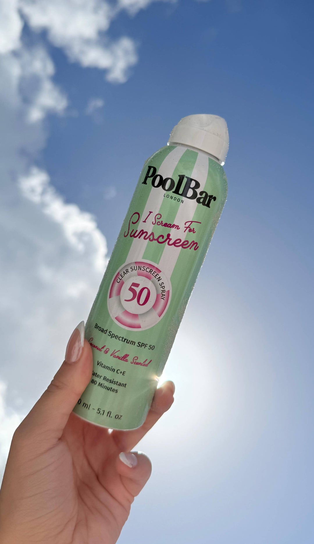 PoolBar London - SPF 50 Clear Sunscreen Spray