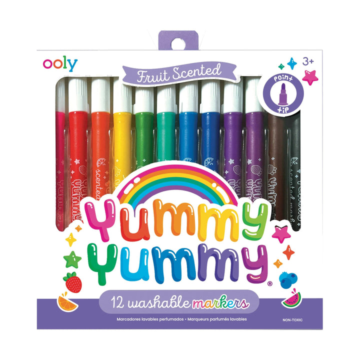 OOLY - Yummy Yummy Fruit Scented Markers - Set of 12