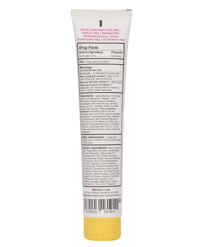 PoolBar London - Mineral SPF 30 Body Cream