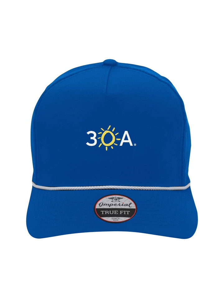30A Gear - 30A Wordmark Beach Happy Rope Hat: Blue
