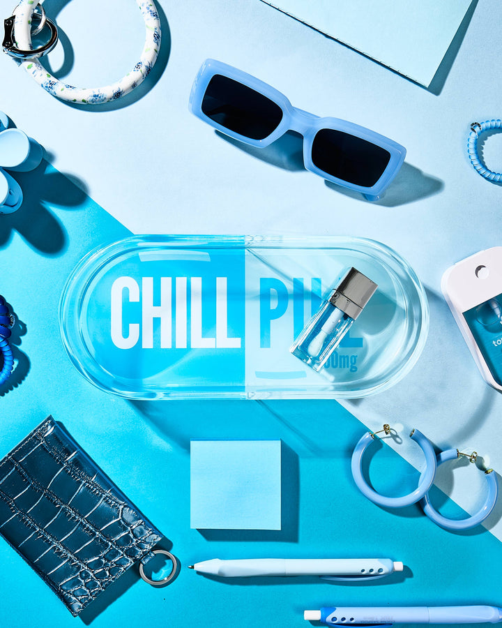 Tart By Taylor - Chill Pill Trinket Tray | Blue (Wholesale)