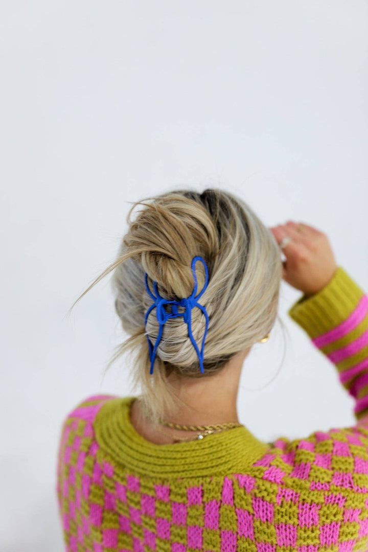 KAXI - THE METAL BOW CLAW ( 13 COLORS ): YELLOW GOLD