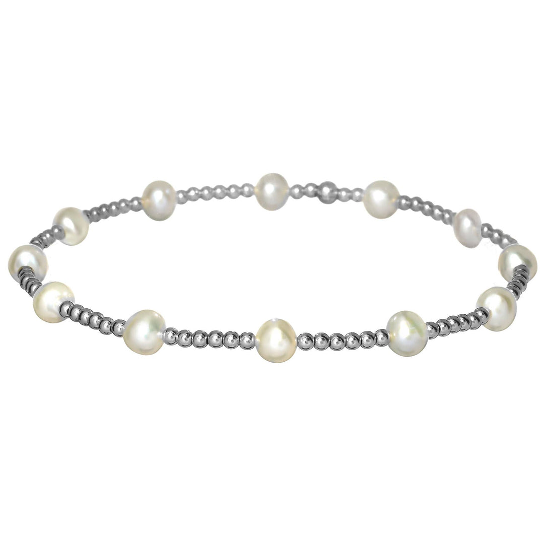 "BARA" 14K Gold filled Bracelet: Gold Filled / Stretchy 6.5"