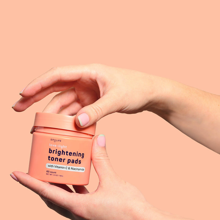 My Spa Life - Love + light Korean Skincare Brightening Toner Pads - 60 Ct