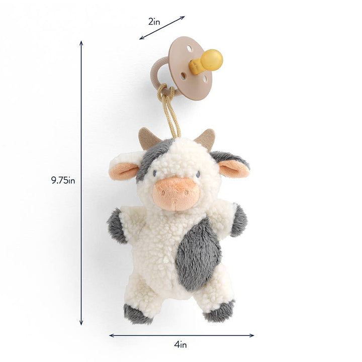 Itzy Ritzy - *NEW OPTIONS* Bitzy Pal Natural Rubber Pacifier & Plush: Bear