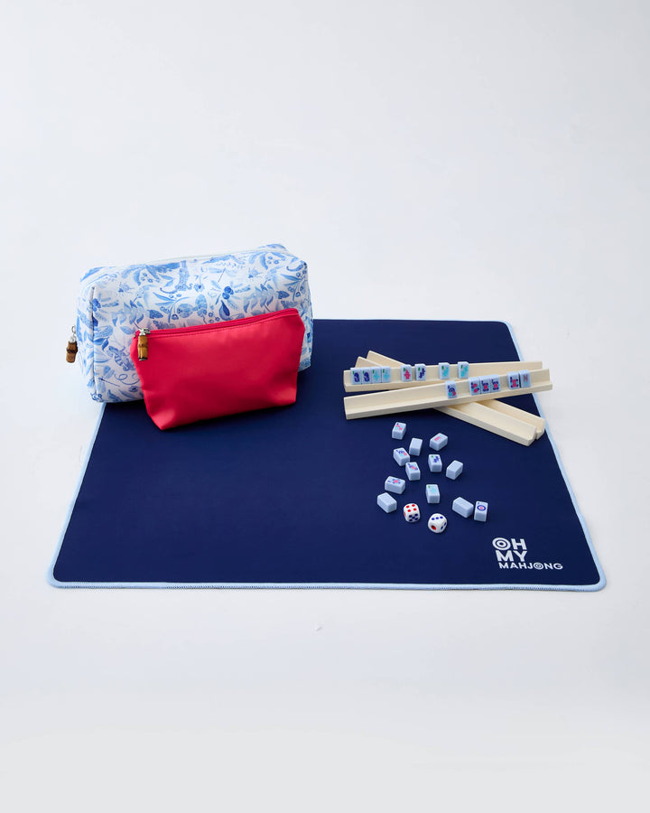 Oh My Mahjong - Parisian Blue Mahjong Travel Set