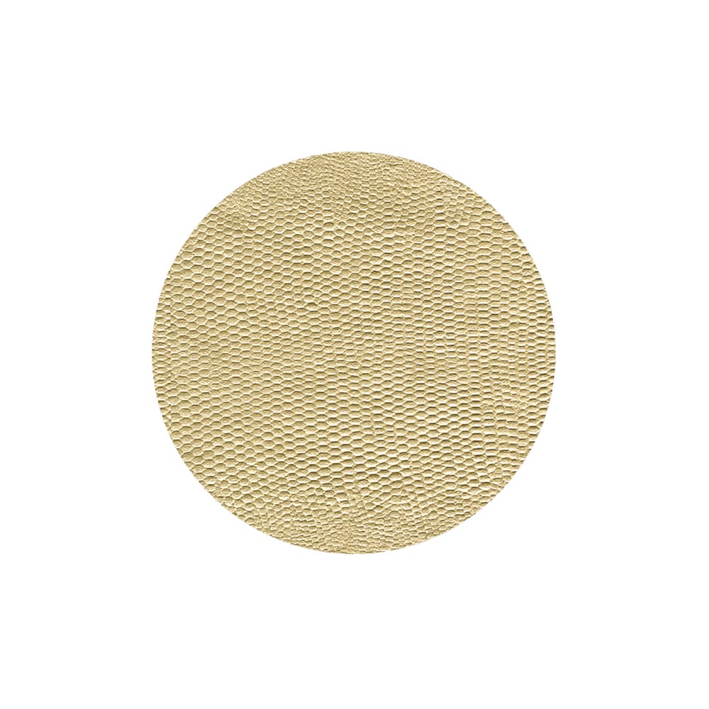 Platinum Lizard Coaster Round 8-In Felt