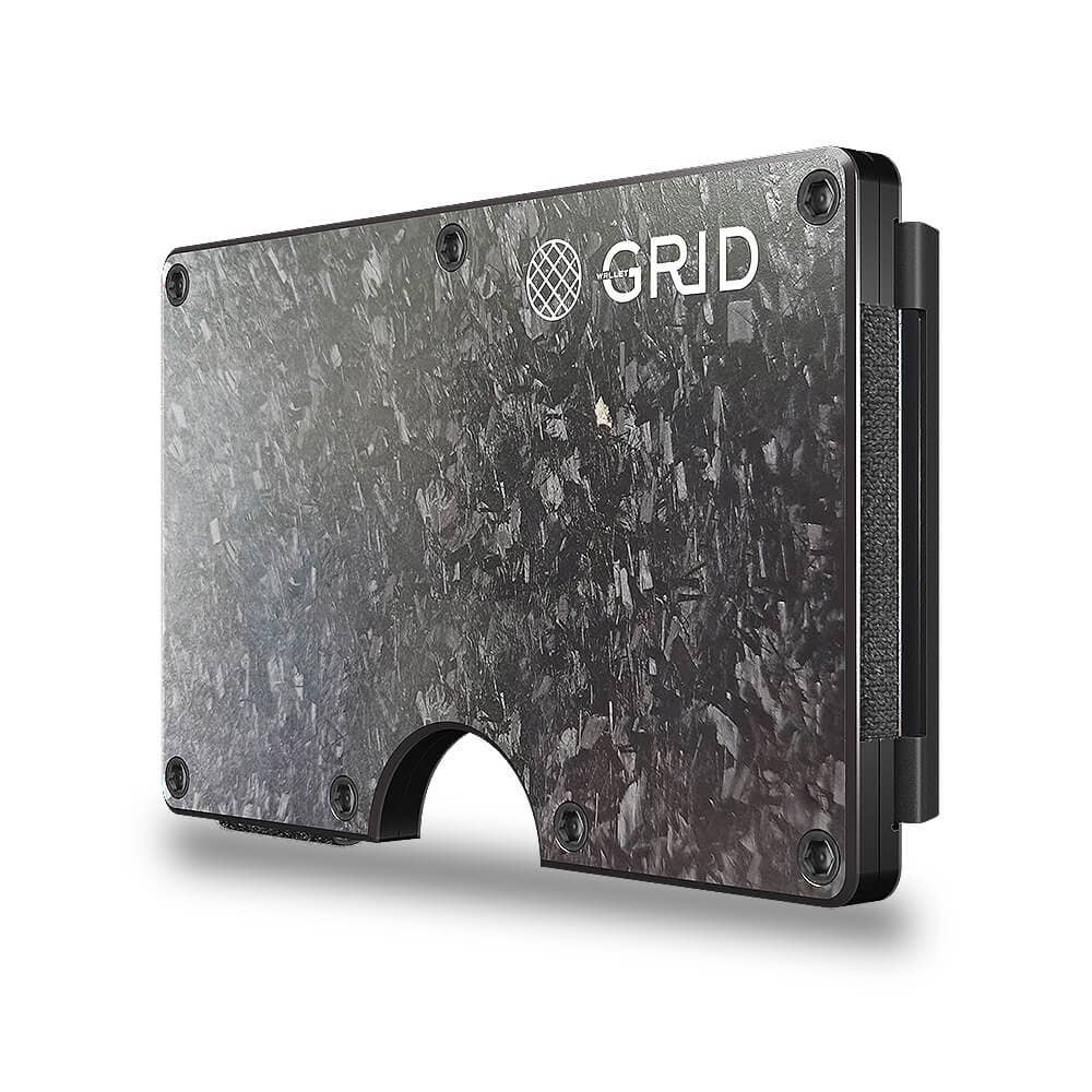 GRID Wallet - Grid Wallet // Forged Carbon: Carbon / Carbon / 3.38"L x 2.12"W x 0.23"H
