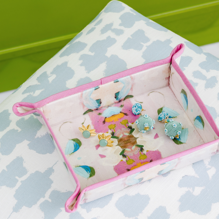 Laura Park Designs - Monet's Garden Pink Snap Tray: One Size